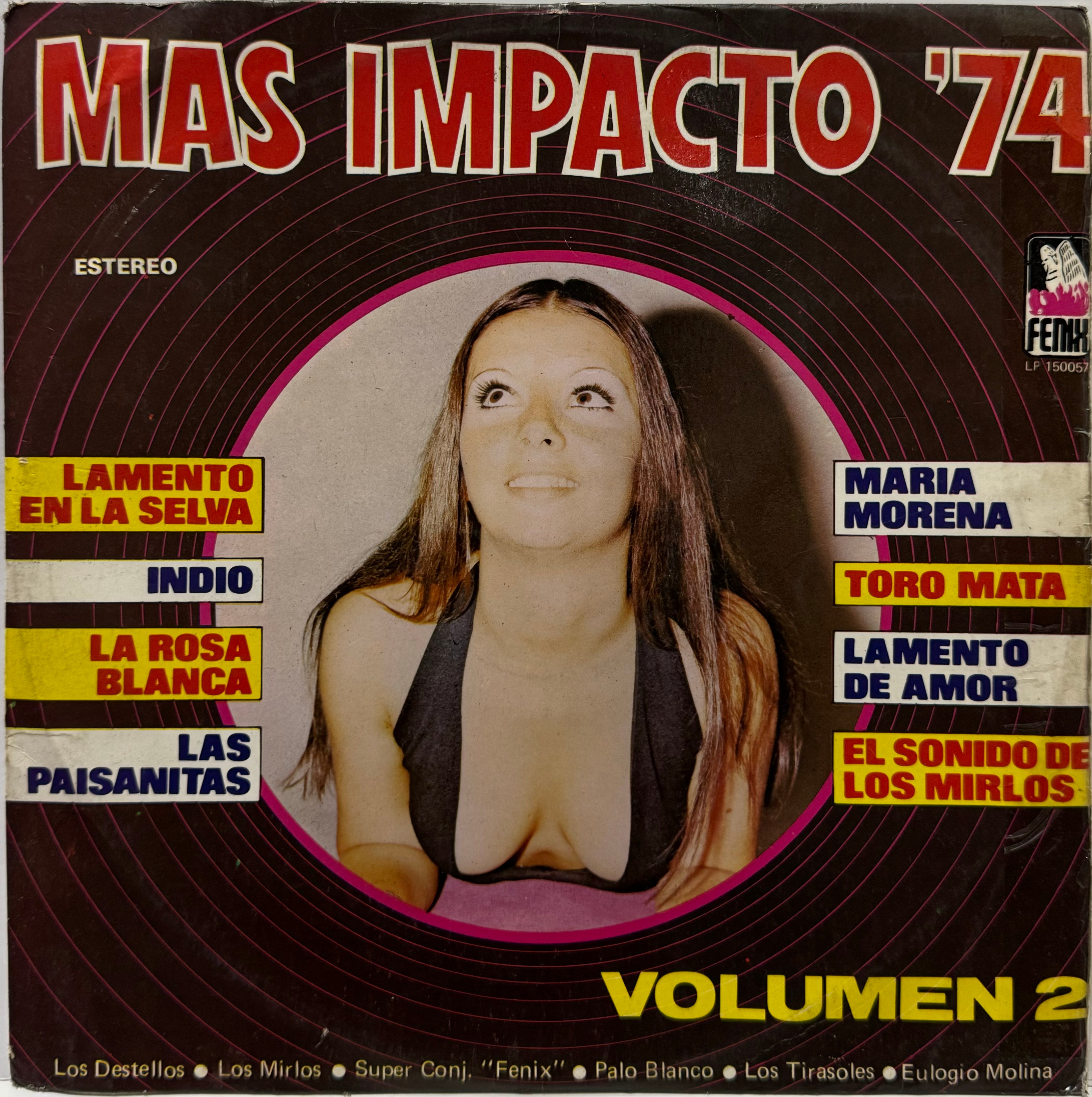 洋楽 MAS IMPACTO'74 VOLUMEN2/LP-15057 MAS IMPACTO 74 - VOLUMEN 2 LP – Circulo Musical