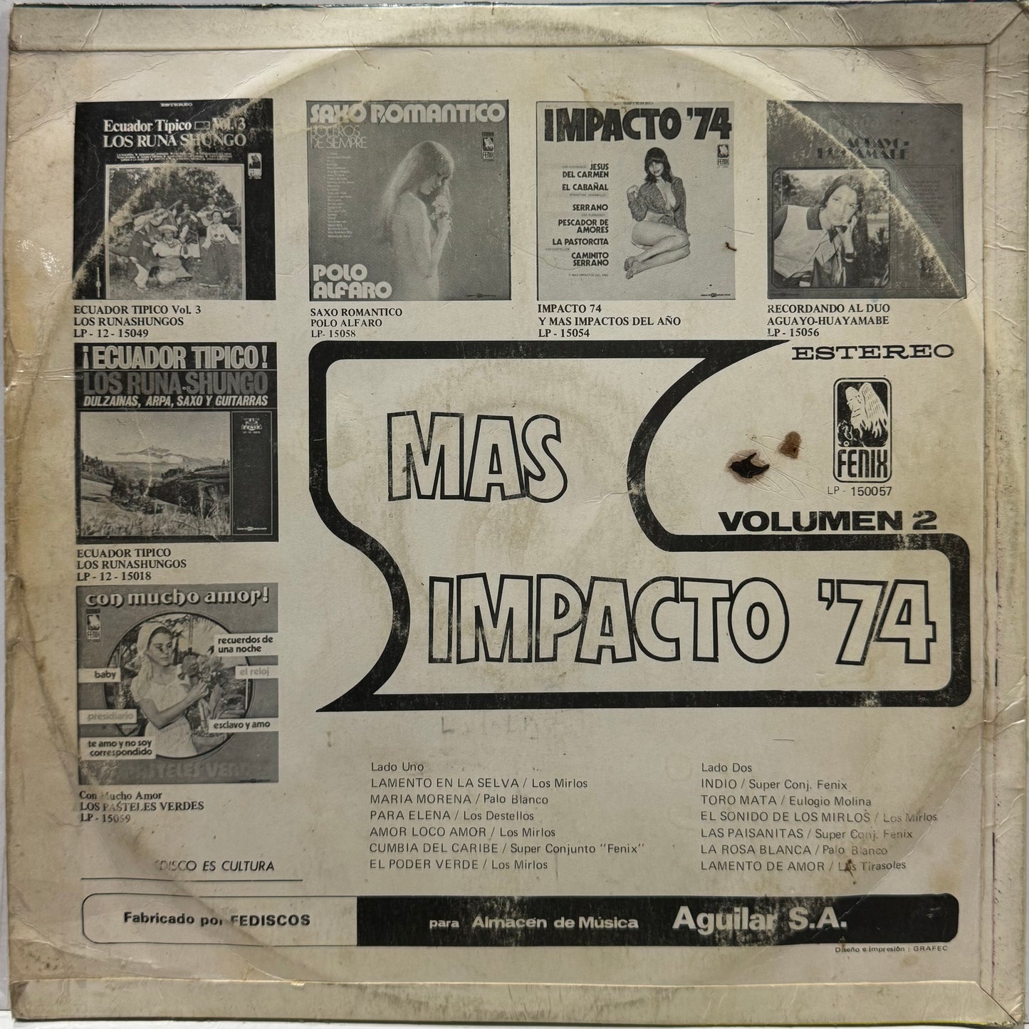 MAS IMPACTO 74 - VOLUMEN 2 LP