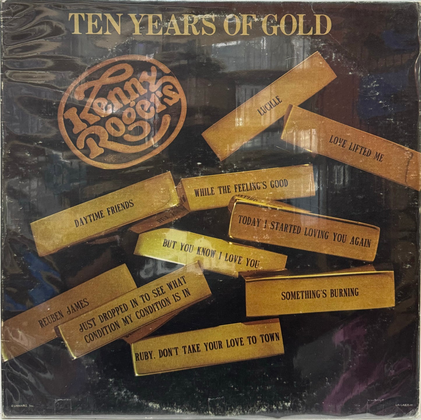 KENNY ROGERS - TEN YEARS OF GOLD LP