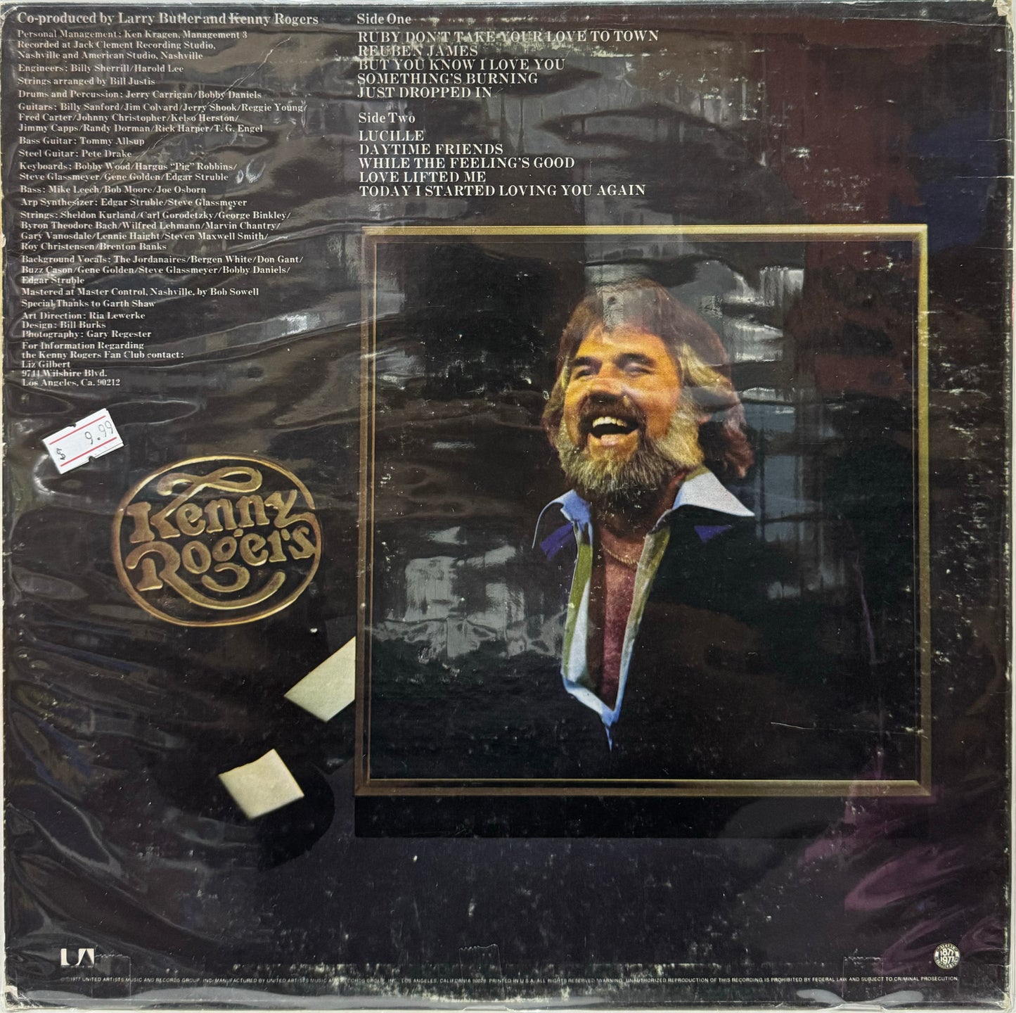 KENNY ROGERS - TEN YEARS OF GOLD LP