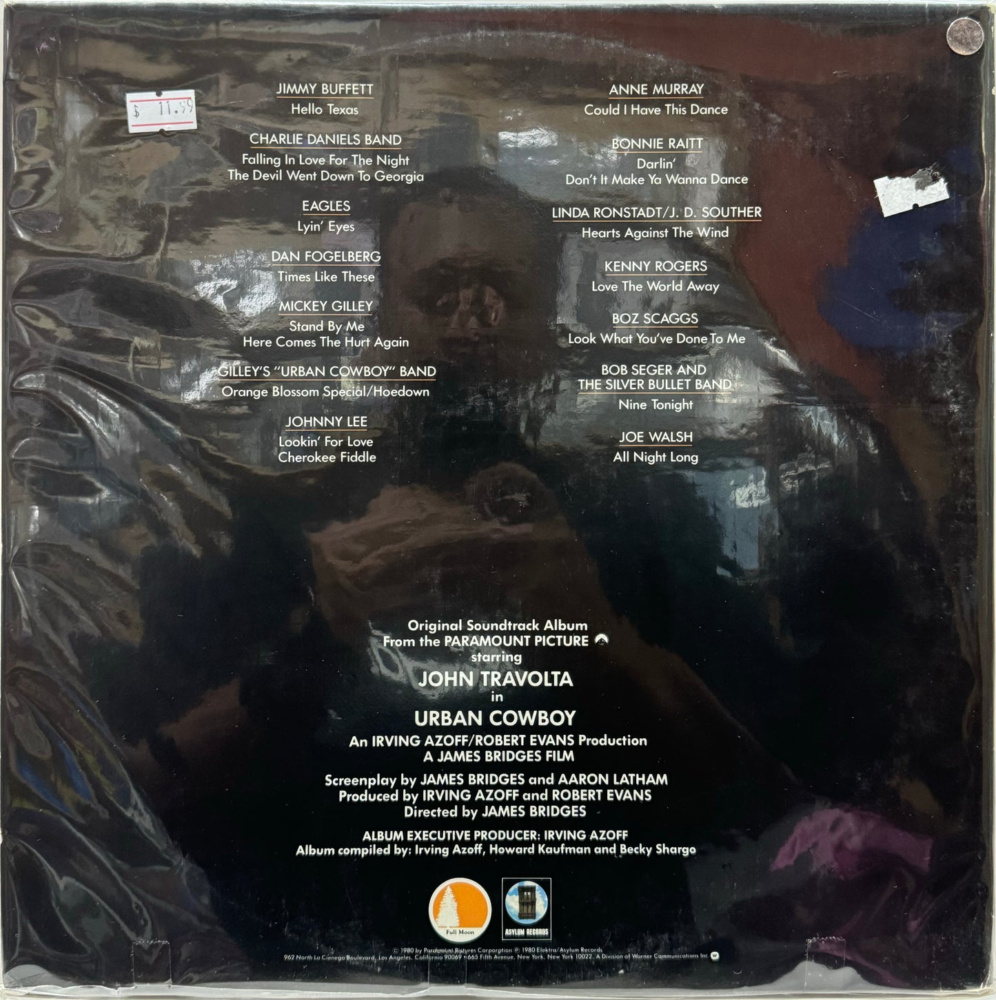 URBAN COWBOY - ORIGINAL MOTION PICTURE SOUNDTRACK LP