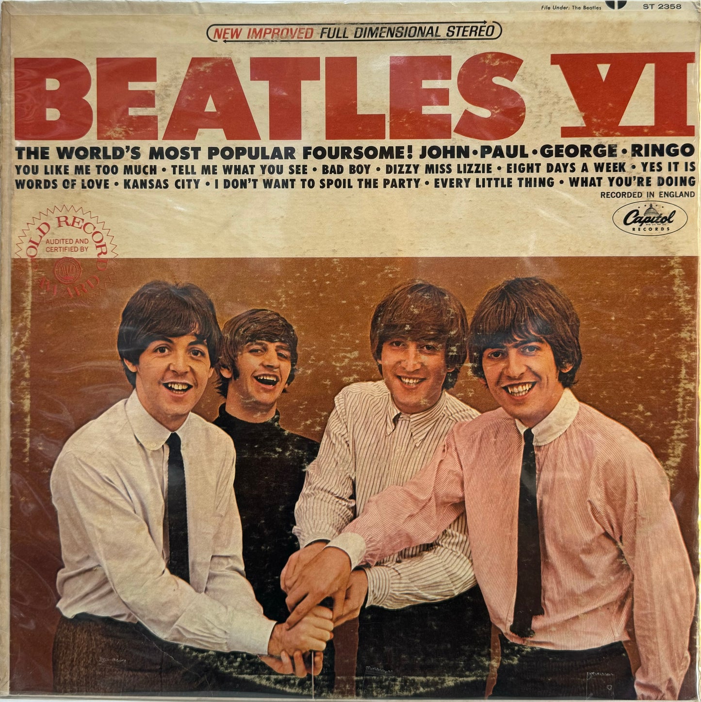 THE BEATLES - VI LP