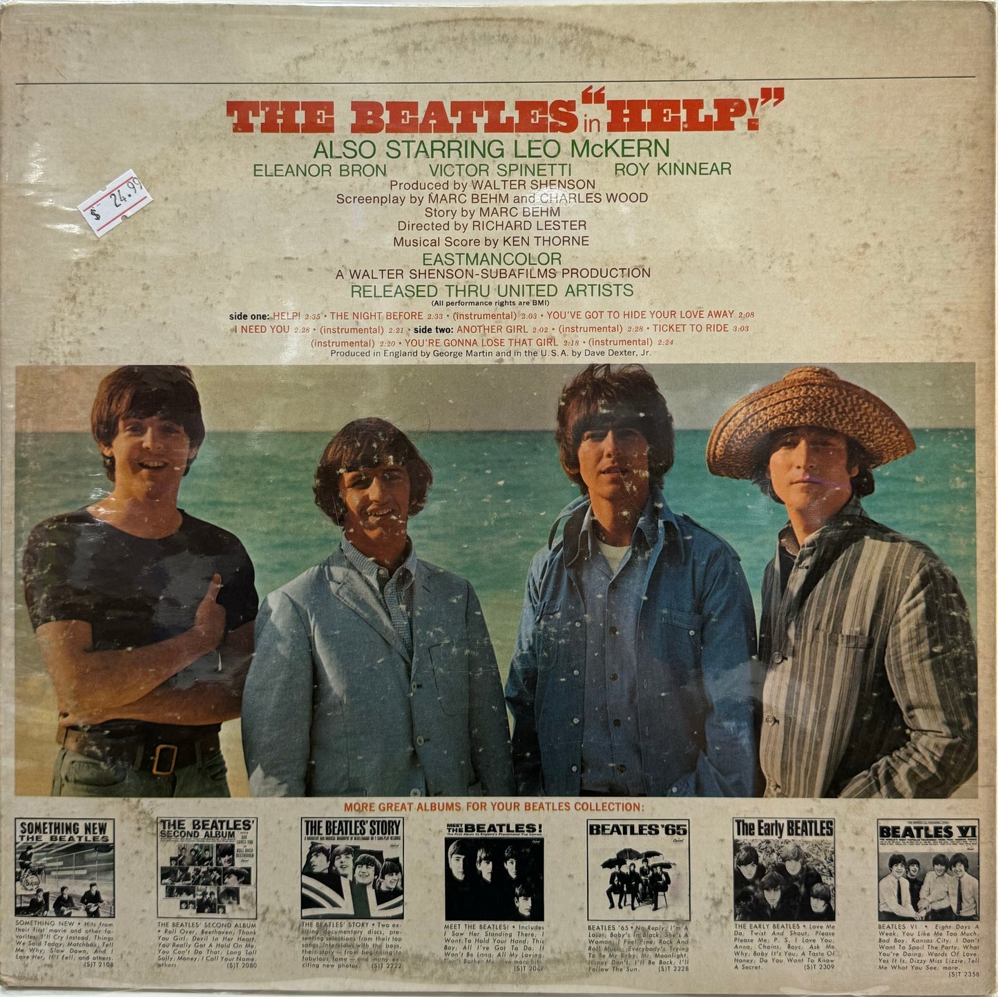 THE BETALES - HELP ORIGINAL MOTION PICTURE LP