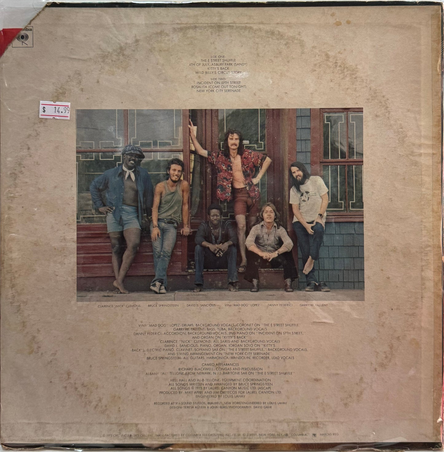 BRUCE SPRINGSTEEN - THE WILD. THE INNOCENT LP