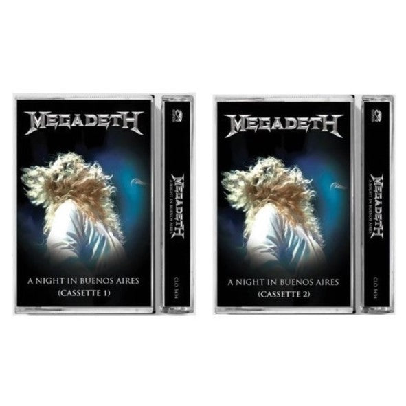 MEGADETH - A NIGHT IN BUENOS AIRES 2CASSETTES