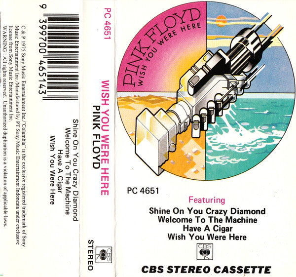 PINK FLOYD - WISH YOU WERE HERE CASSETTE