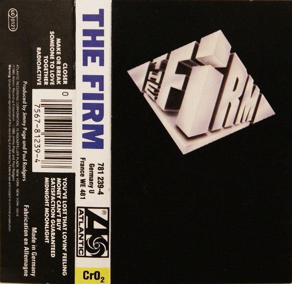 THE FIRM - THE FIRM CASSETTE