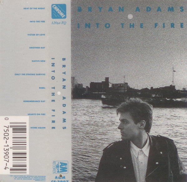 BRYAN ADAMS - INTO THE FIRE CASSETTE