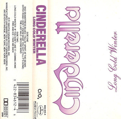 CINDERELLA - LONG COLD WINTER CASSETTE