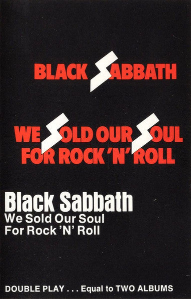 BLACK SABBATH - WE SOLD OUR SOUL FOR ROCK N ROCK CASSETTE