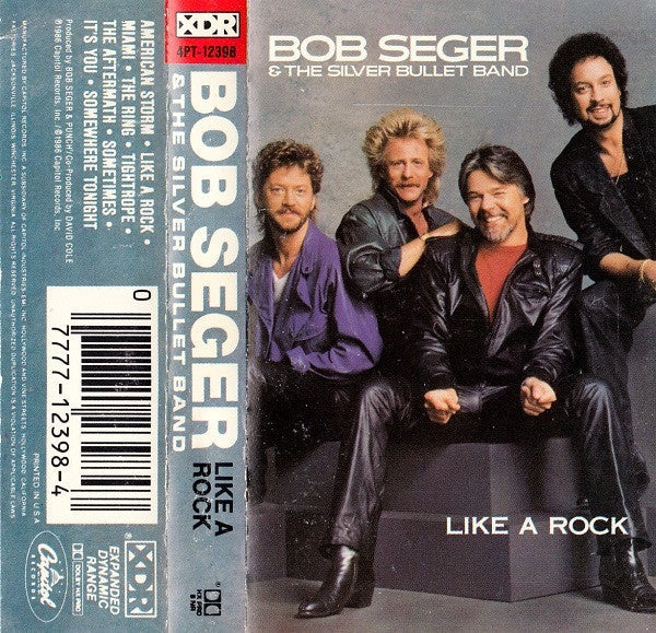 BOB SEGER Y THE SILVER BULLET BAND - LIKE A ROCK CASSETTE
