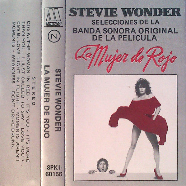 STEVIE WONDER - LA MUJER DE ROJO CASSETTE