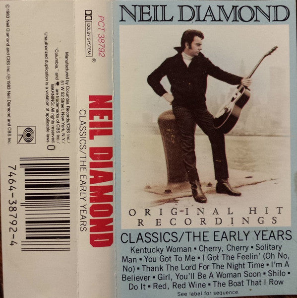 NEIL DIAMOND - CLASSICS / THE EARLY YEARS CASSETTE