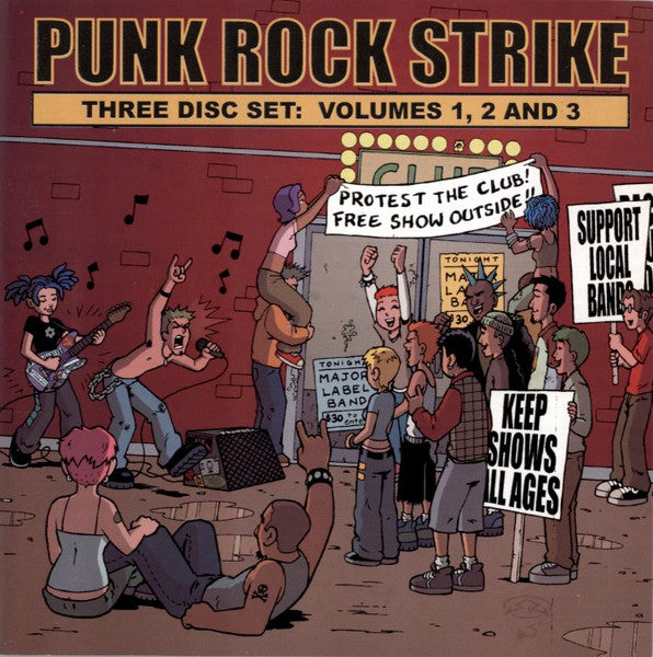PUNK ROCK STRIKE - THREE DISC SET VOLUMES 1, 2 AND 3 CDS