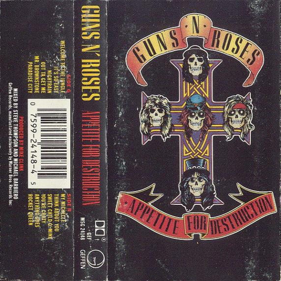 GUNS N ROSES - APPETITE FOR DESTRUCTION CASSETTE