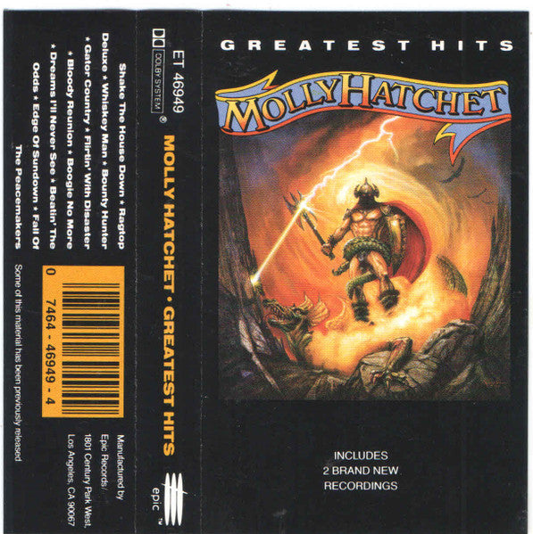 MOLLY HATCHET - GREATEST HITS CASSETTE