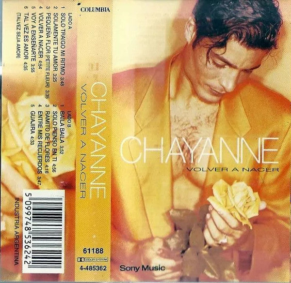 CHAYANNE - VOLVER A NACER CASSETTE