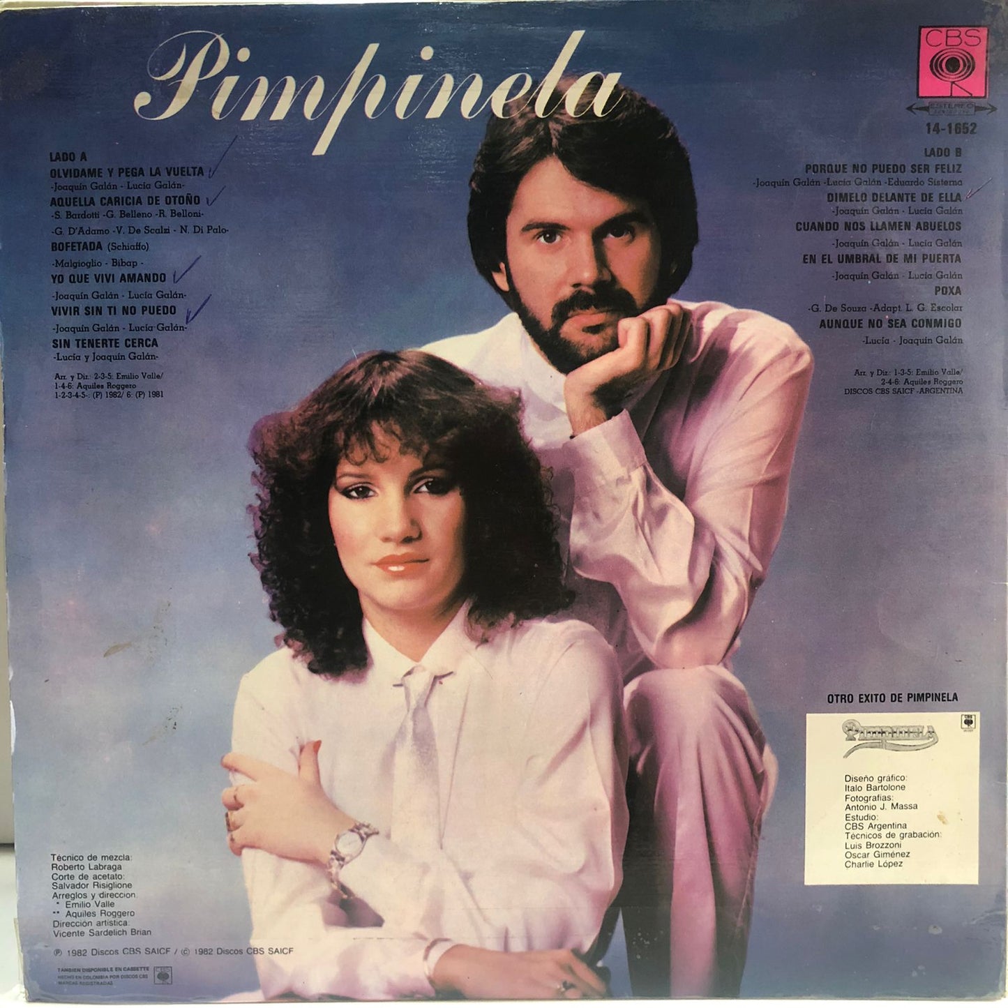PIMPINELA - PIMPINELA LP