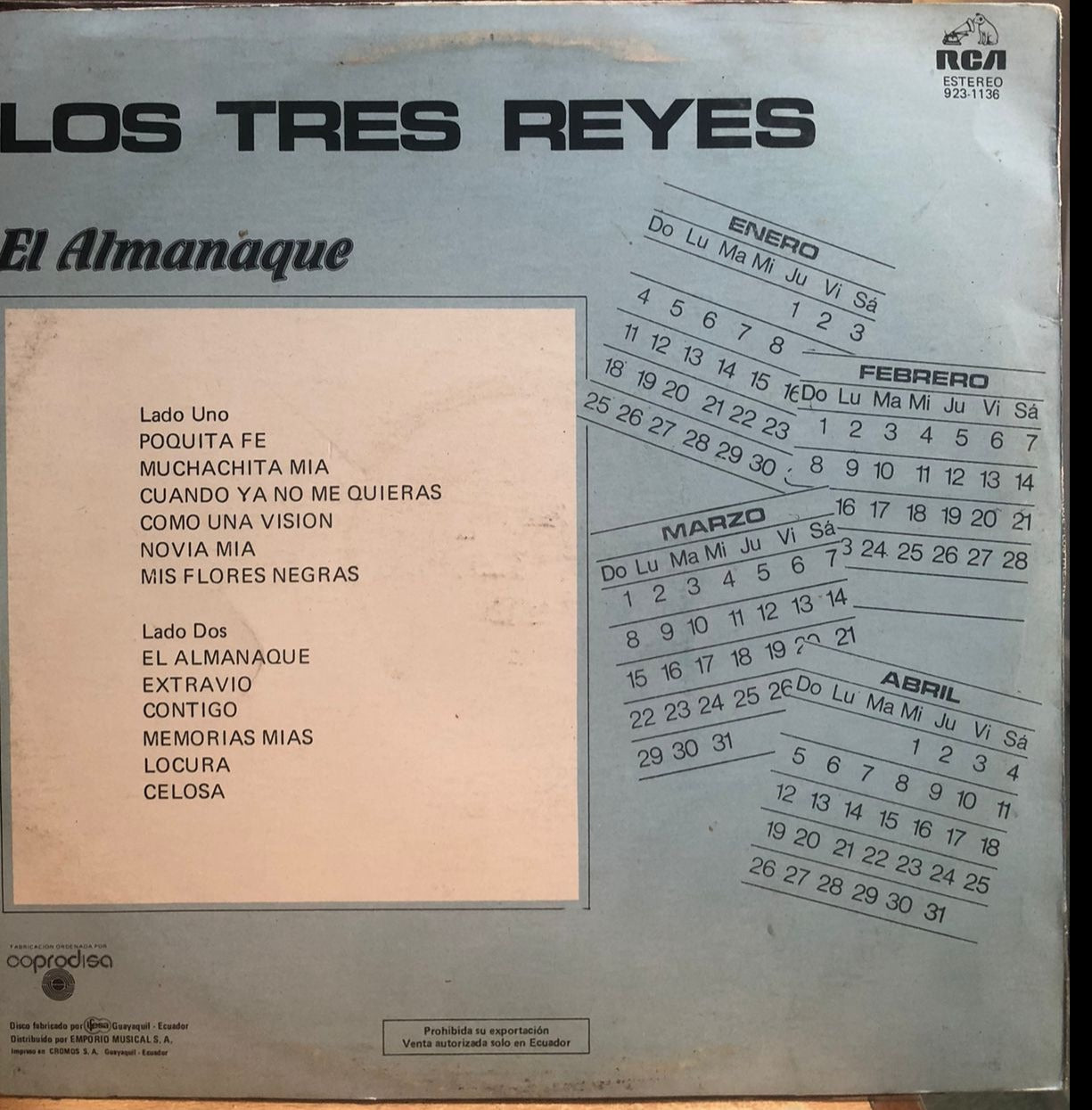 LOS TRES REYES - EL ALMANAQUE LP