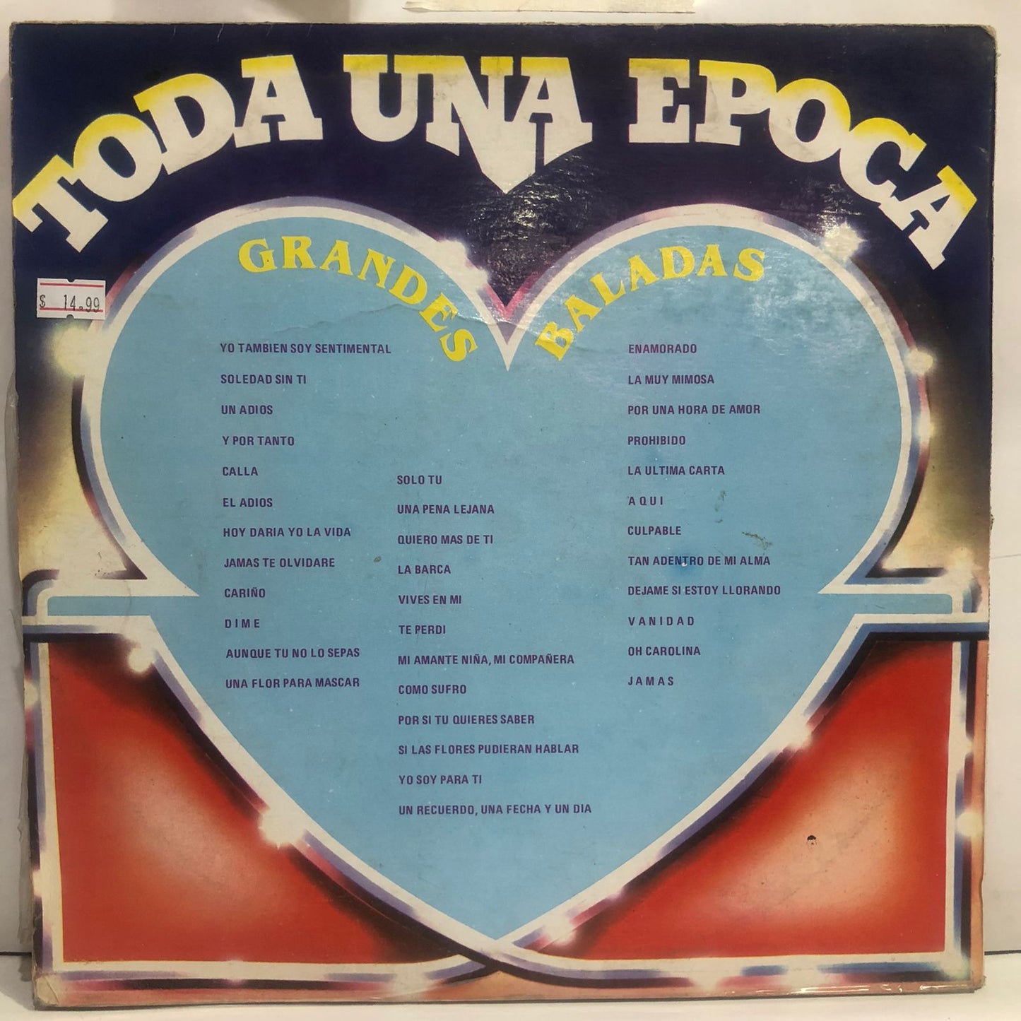 TODA UNA EPOCA - GRANDES BALADAS LP TRIPLE