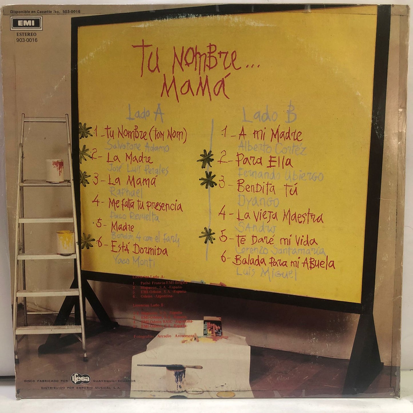 TU NOMBRE MAMA LP