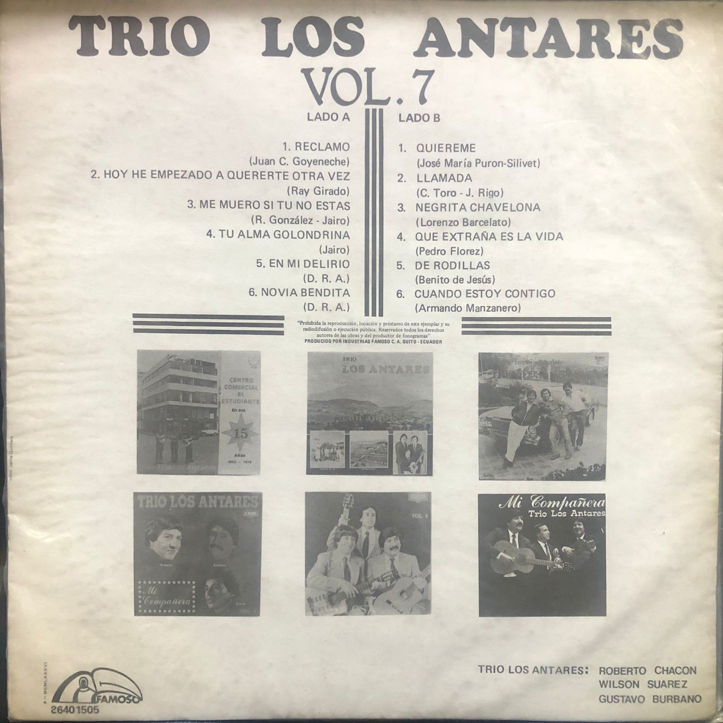 TRIO LOS ANTARES VOL.7 LP