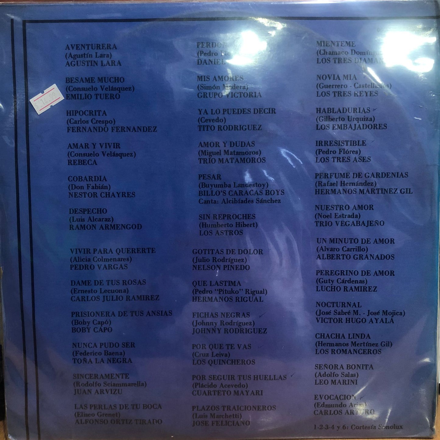 UN SIGLO DEL BOLERO LP TRIPLE