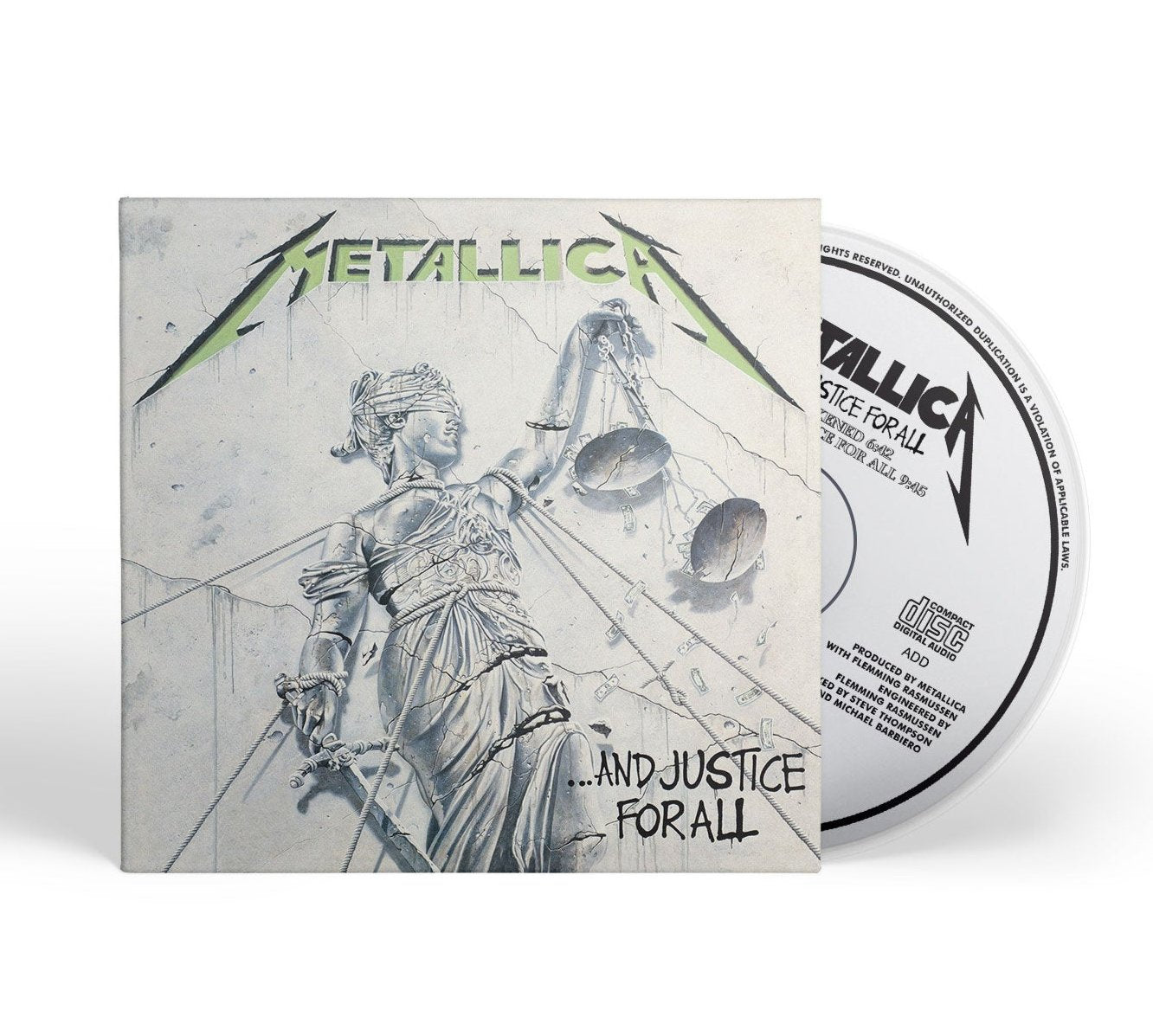 METALLICA - AND JUSTICE FOR ALL CD DIGIPAK