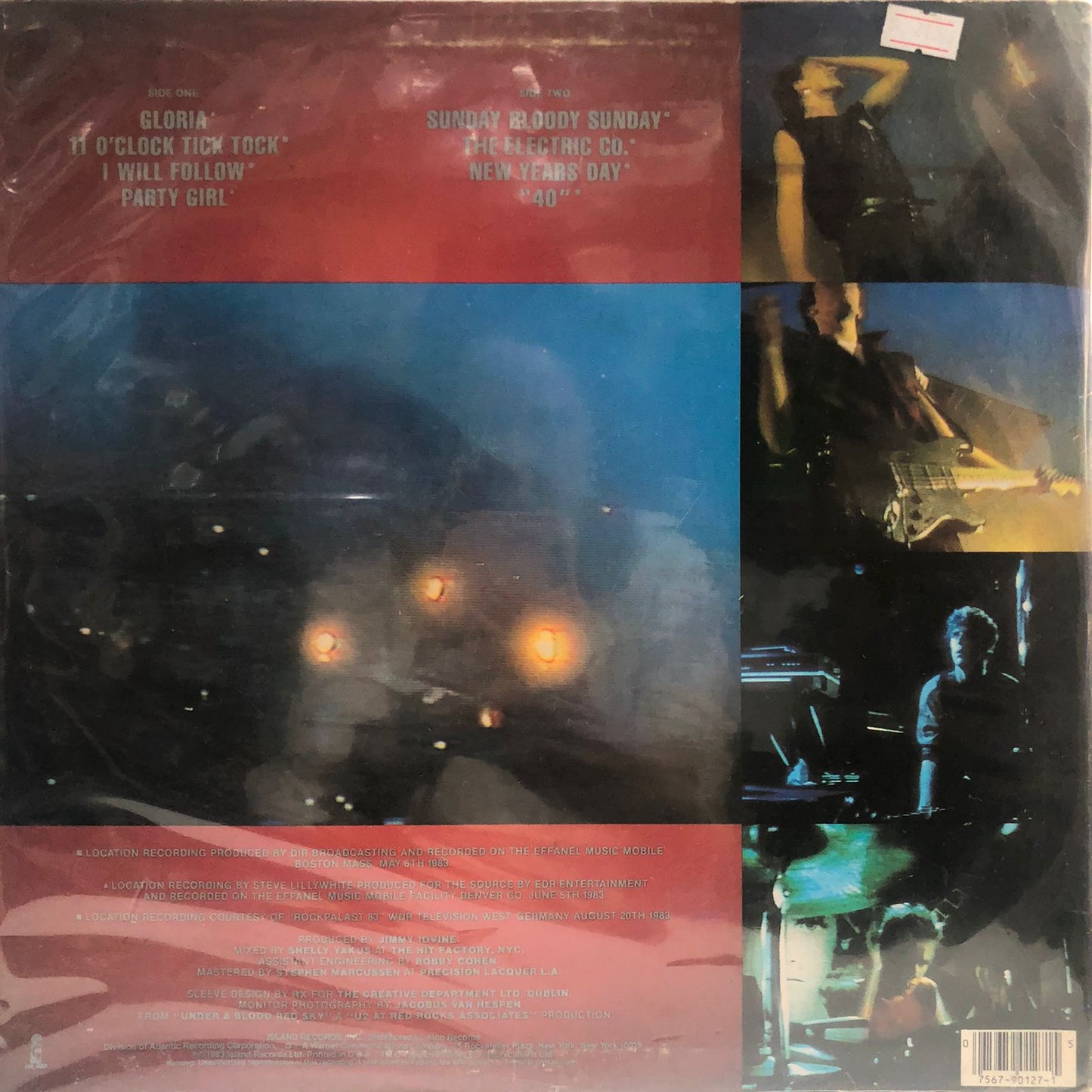 U2 - UNDER A BLOOD RED SKY LP