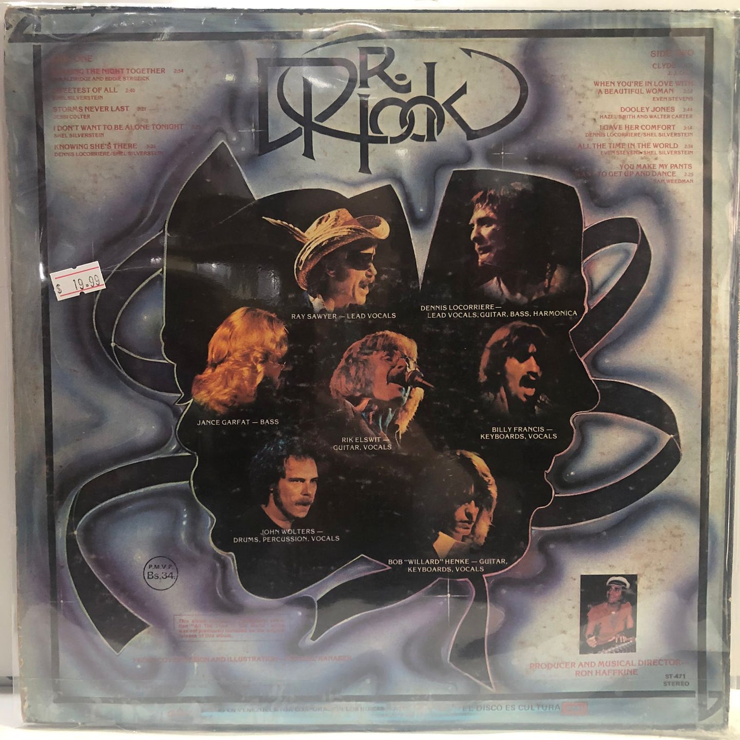 DR HOOK - PLEASURE E PAIN LP