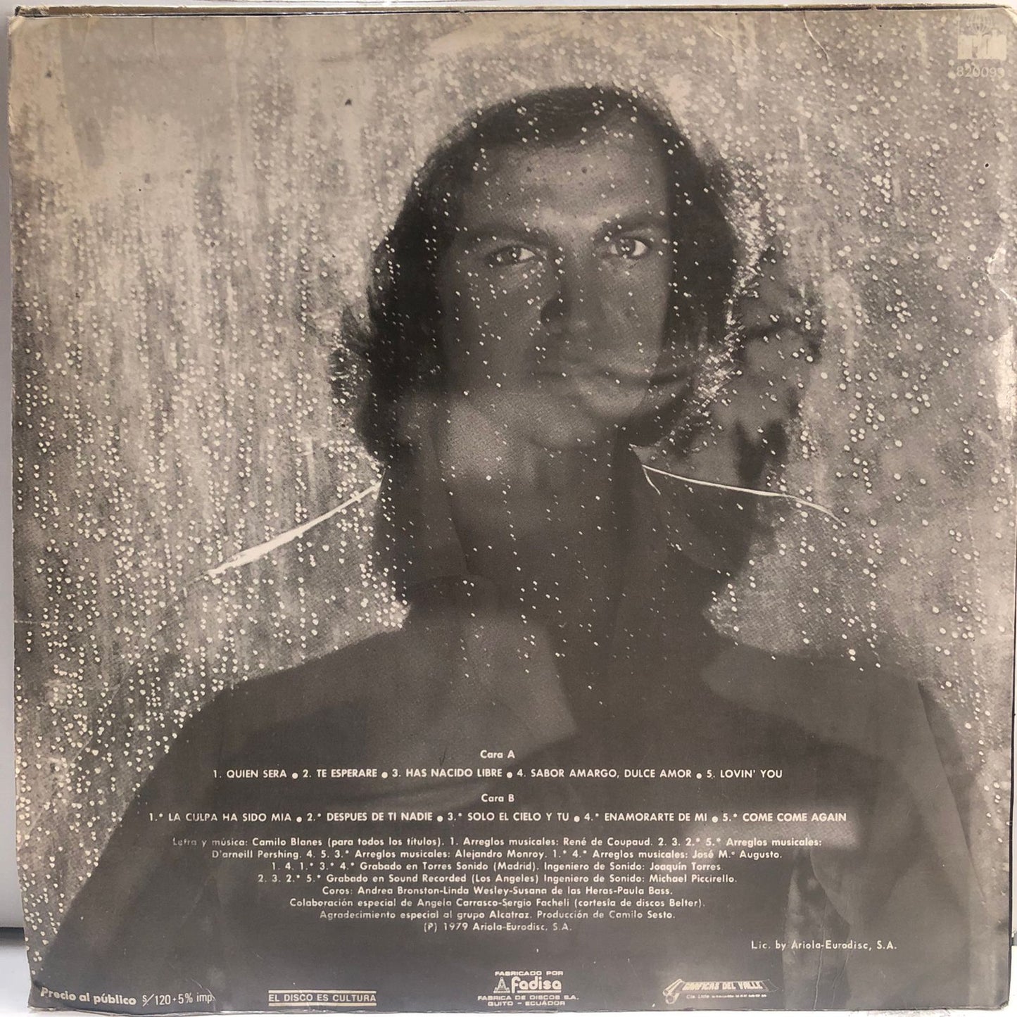 CAMILO SESTO - HORAS DE AMOR LP