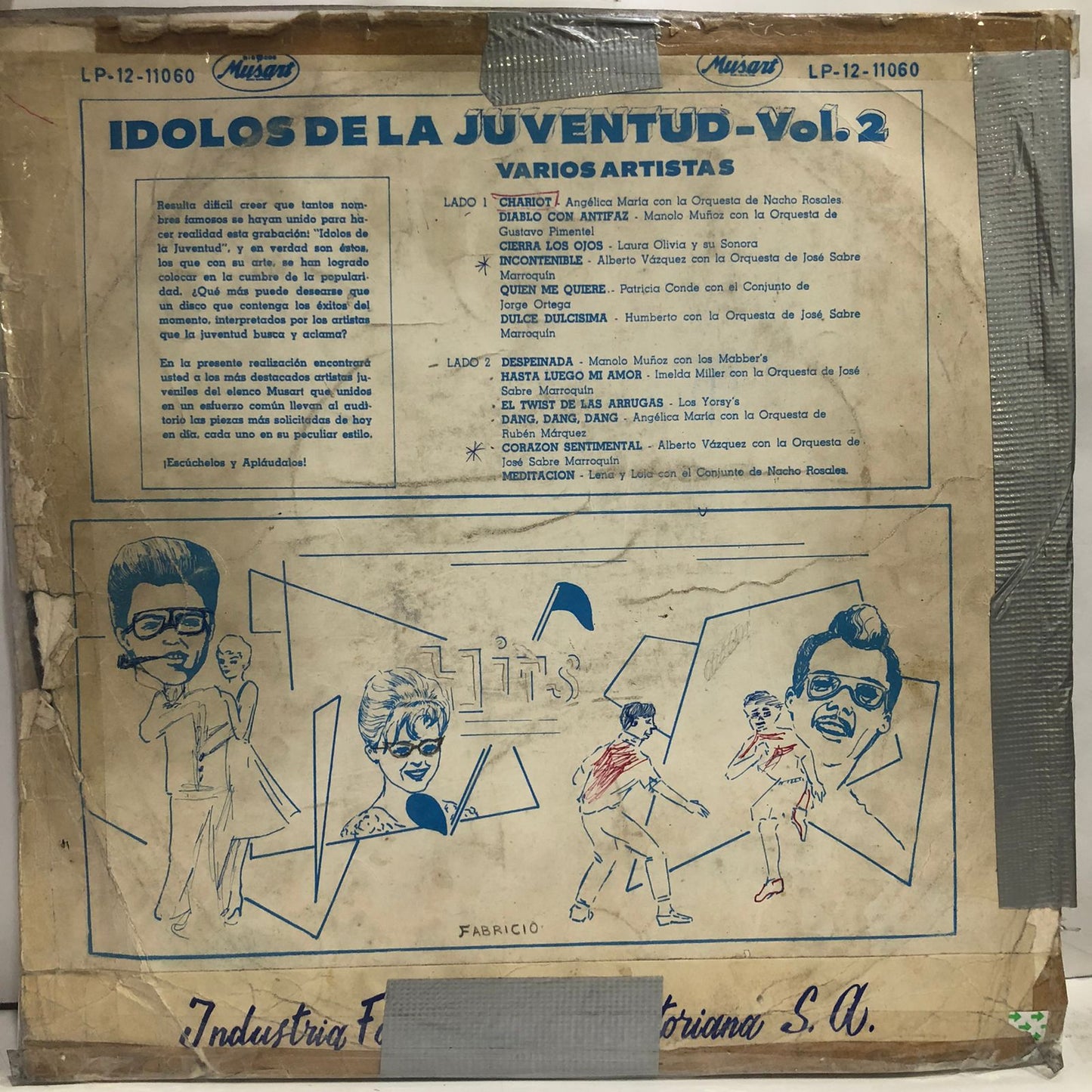 IDOLOS DE LA JUVENTUD - VOL.2 LP