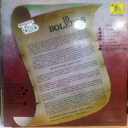 15 BOLEROS VOL.1 LP