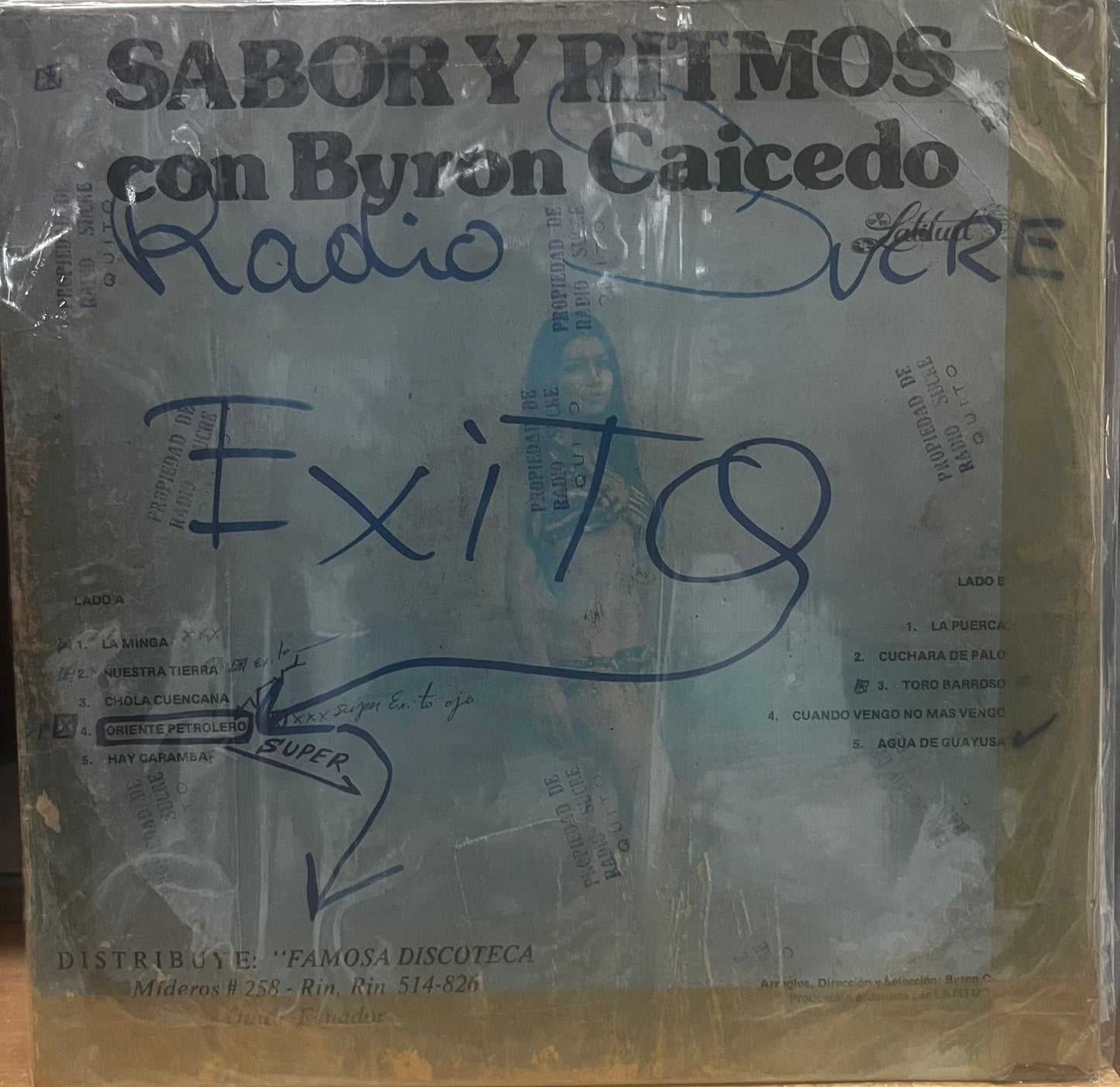 BYRON CAICEDO - SABOR Y RITMOS LP