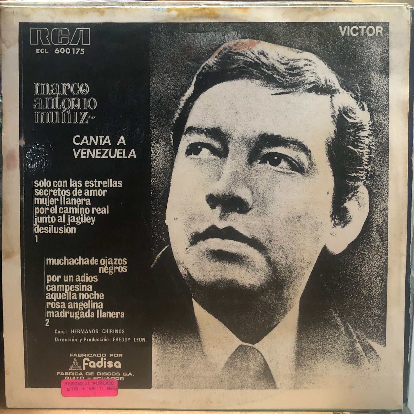 MARCO ANTONIO MUÑIZ - CANTA A VENEZUELA LP