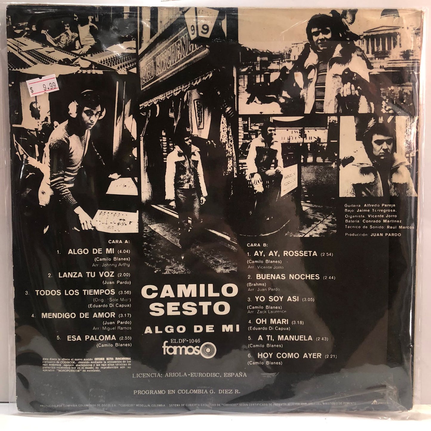 CAMILO SESTO - ALGO DE MI LP