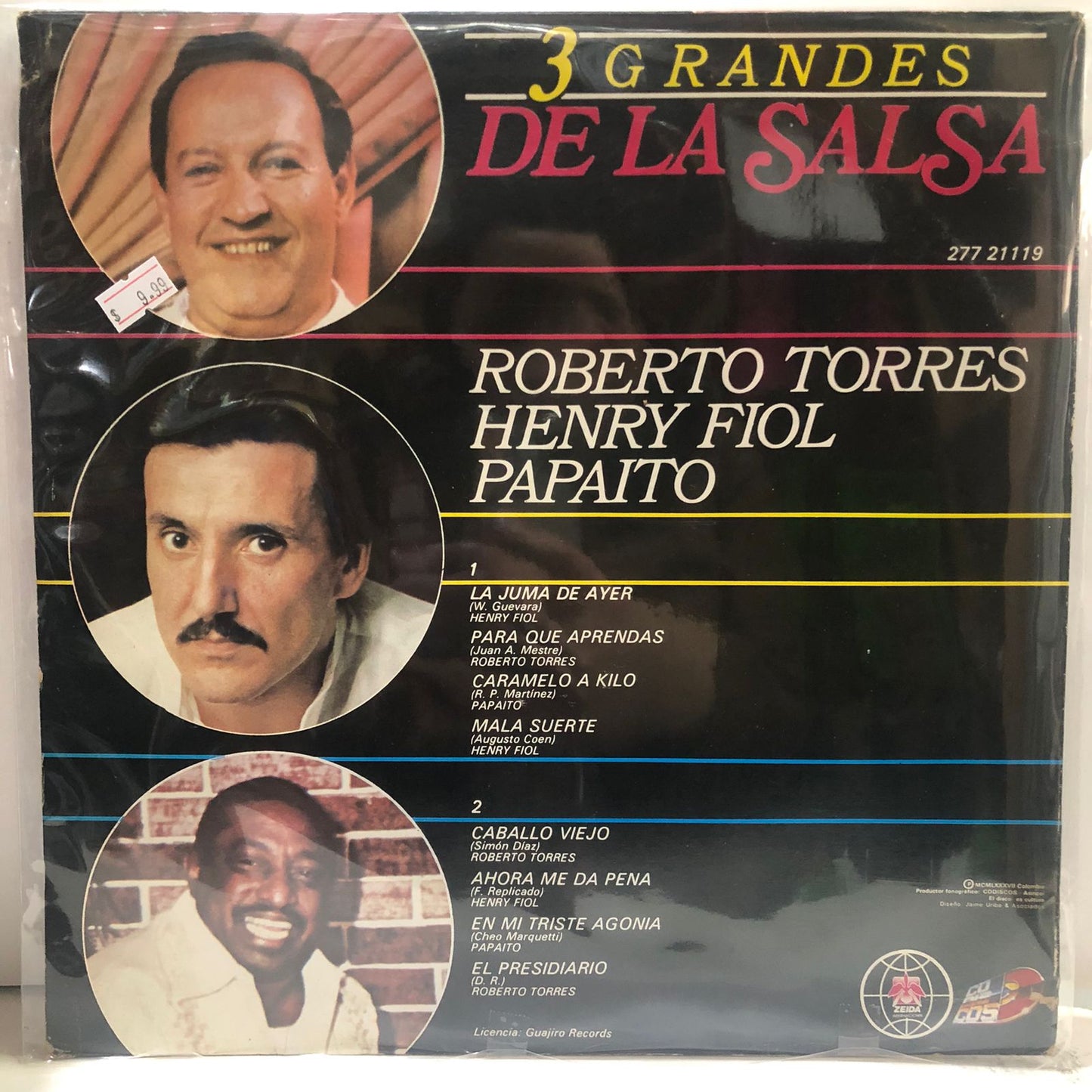 3 GRANDES DE LA SALSA LP