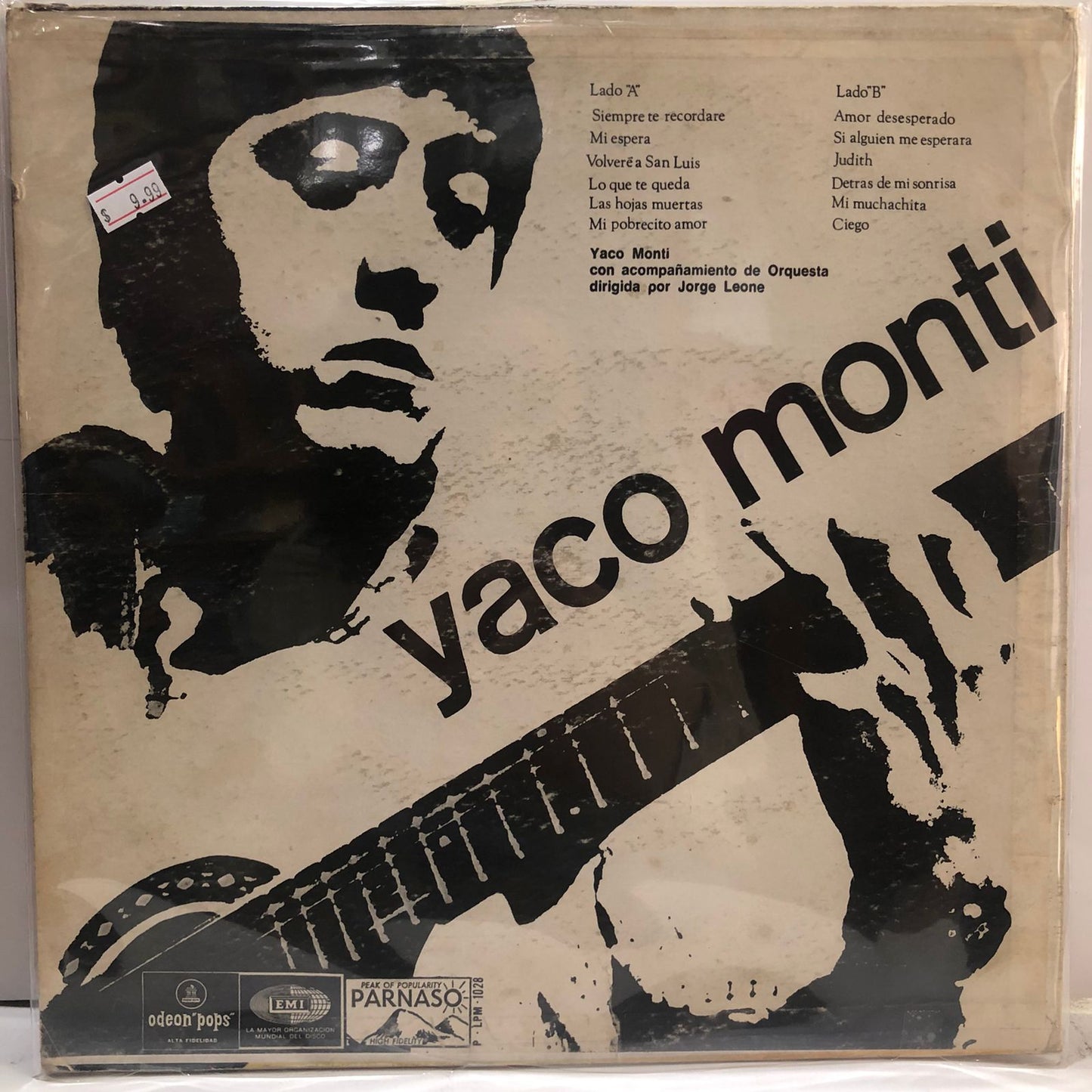 YACO MONTI - SIEMPRE TE RECORDARE LP