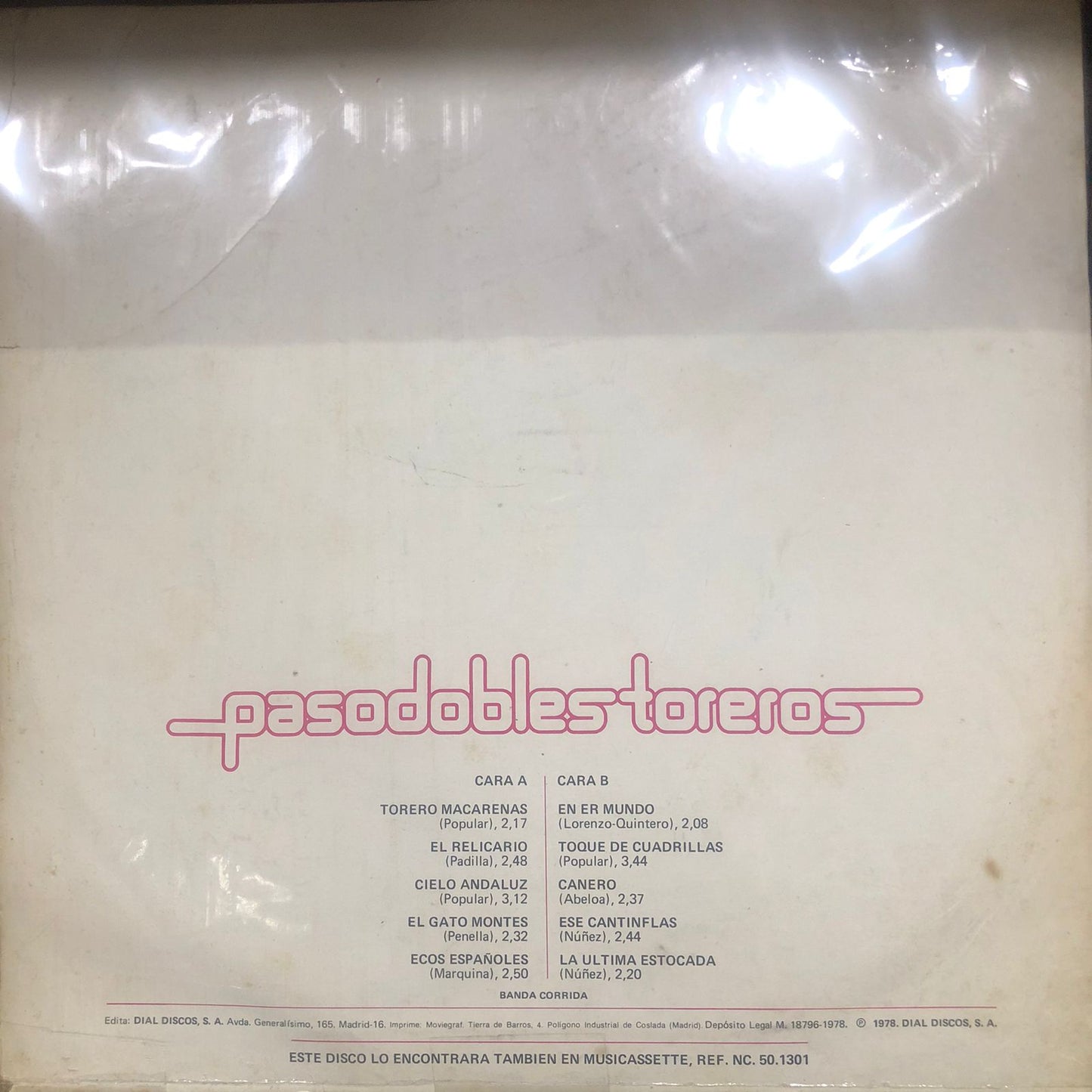 PASODOBLES TOREROS LP