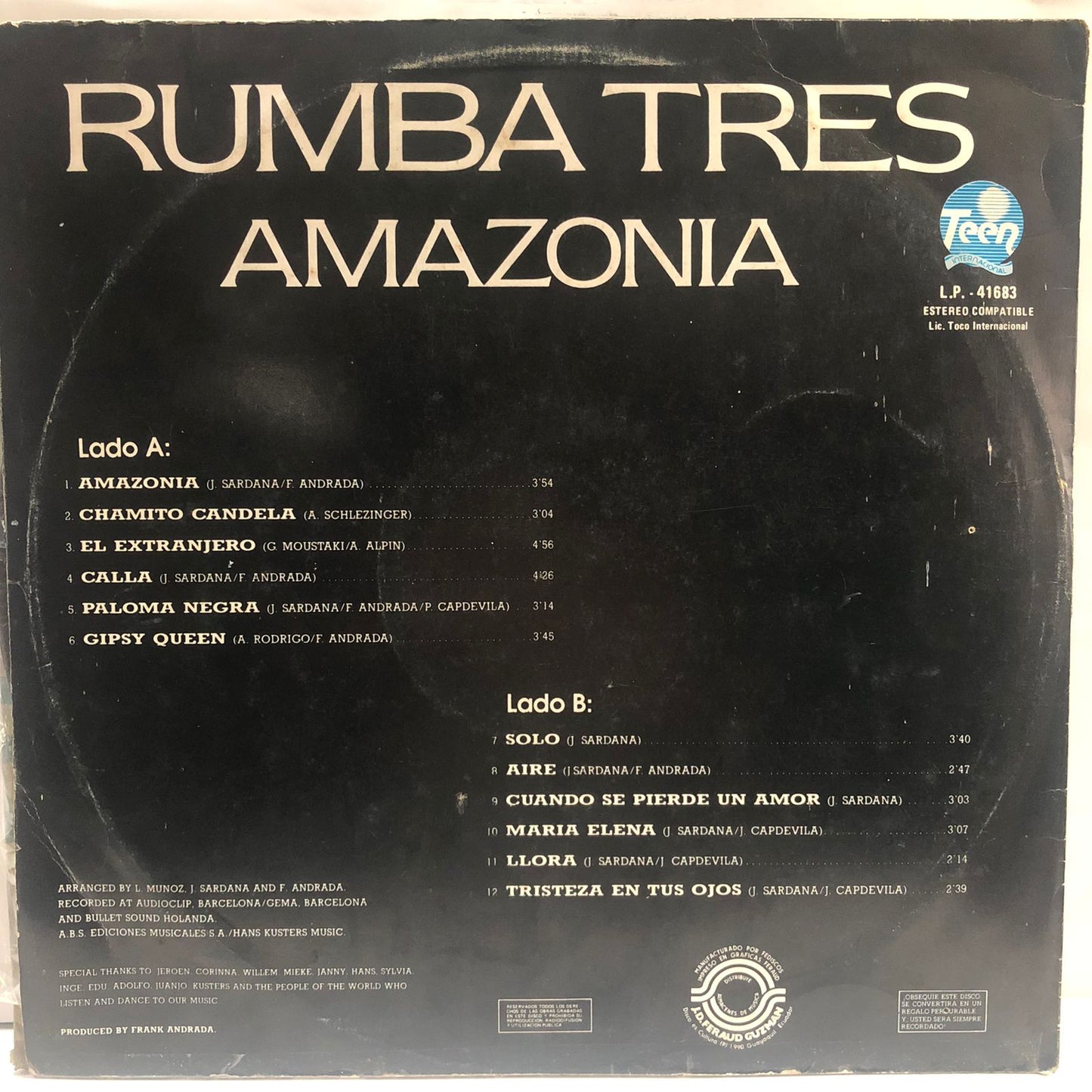RUMBA TRES - AMAZONIA LP