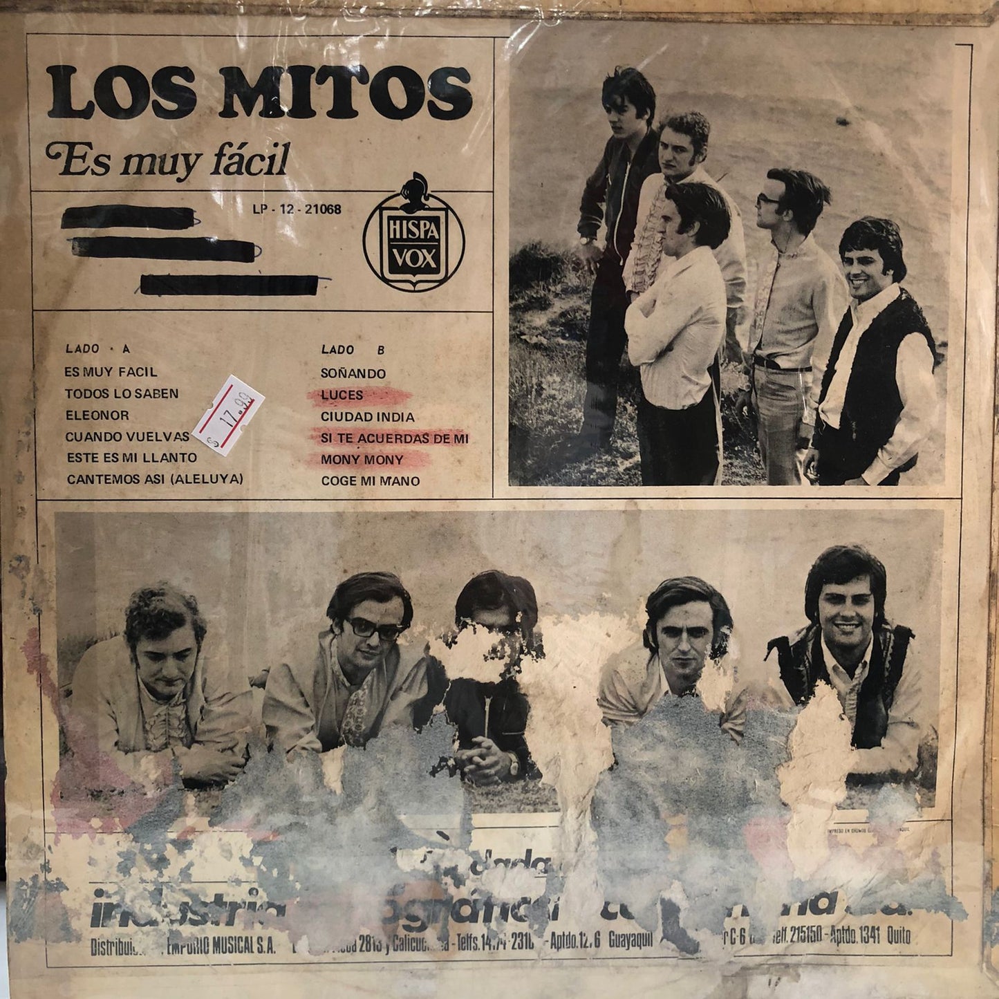 LOS MITOS - ES MUY FACIL LP