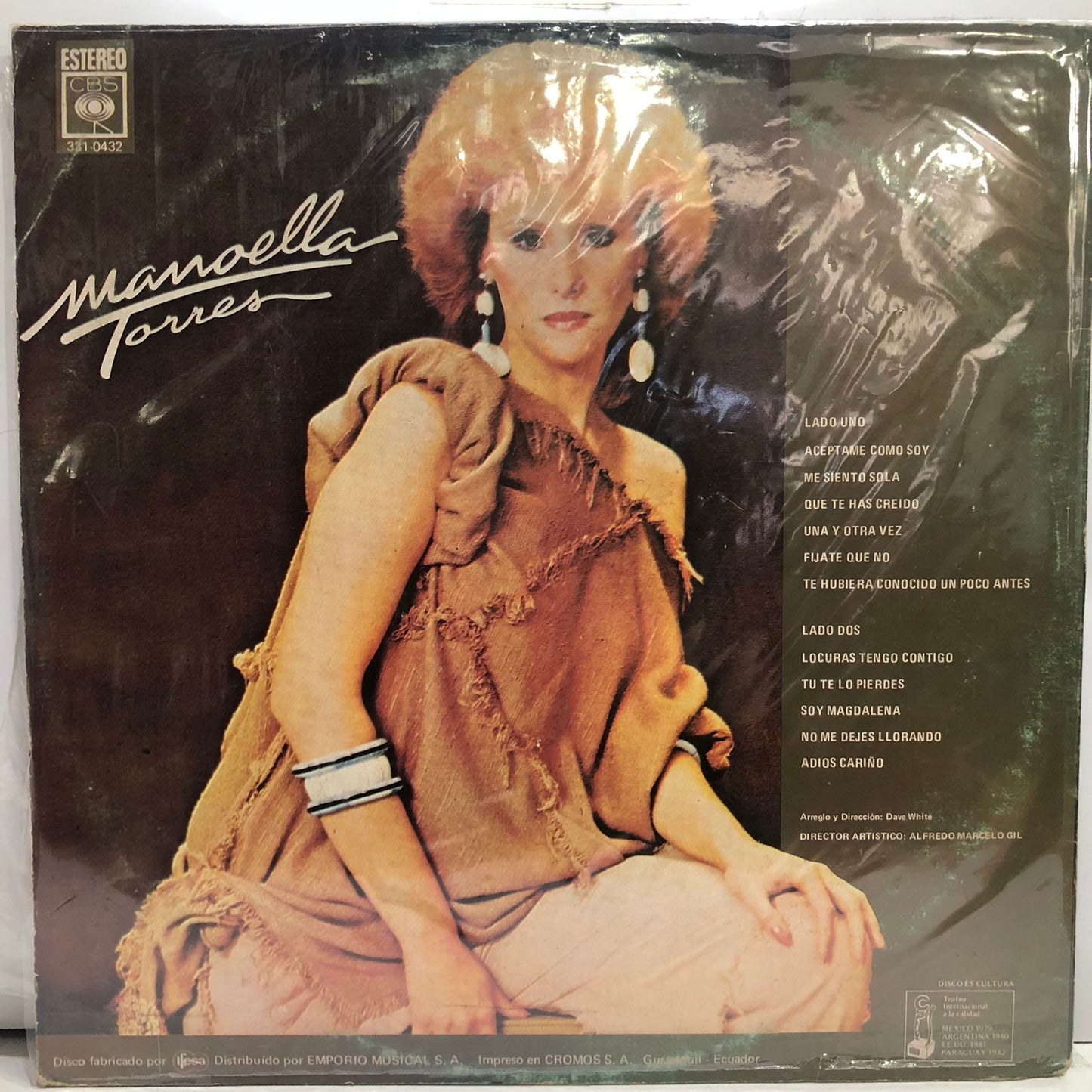 MANOELLA TORRES - ACEPTAME COMO SOY LP