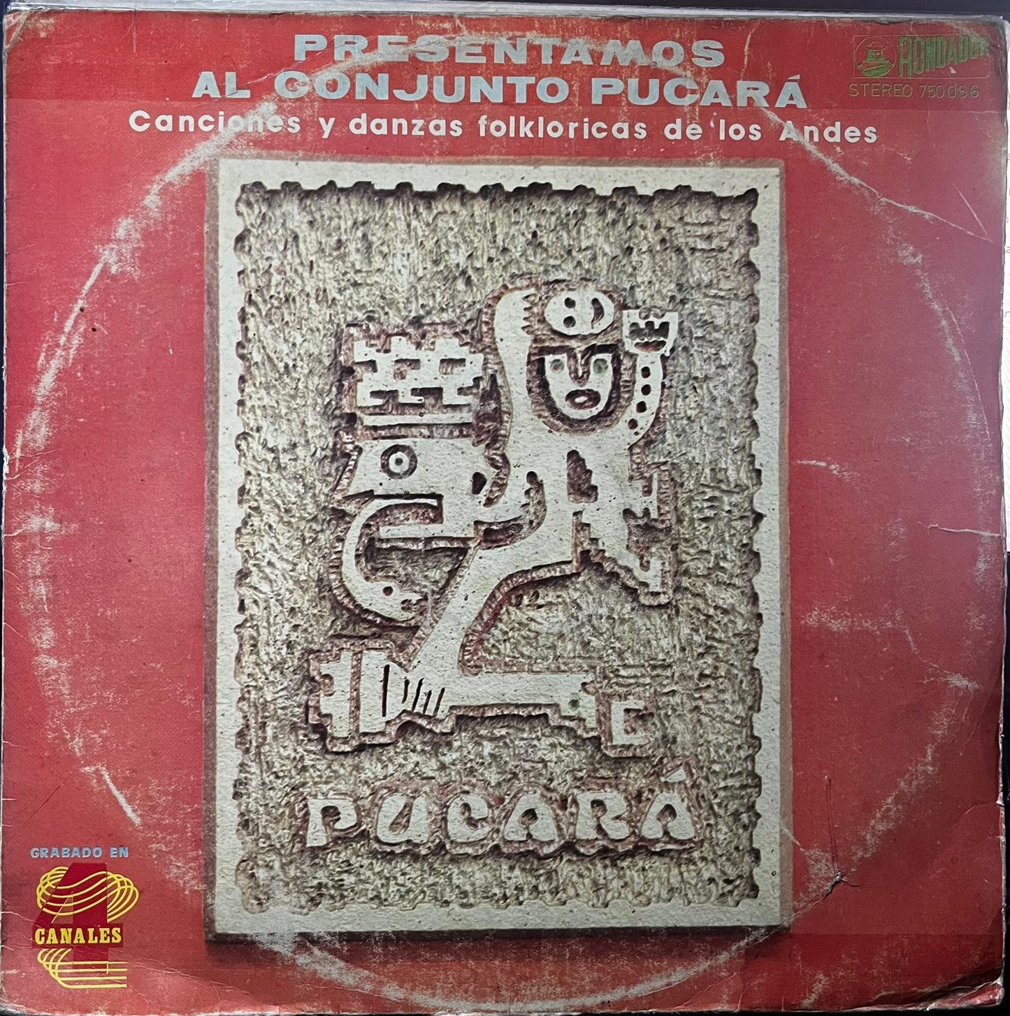 PUCARA - CANCIONES Y DANZZAS FOLKLORICAS DE LOS ANDES LP