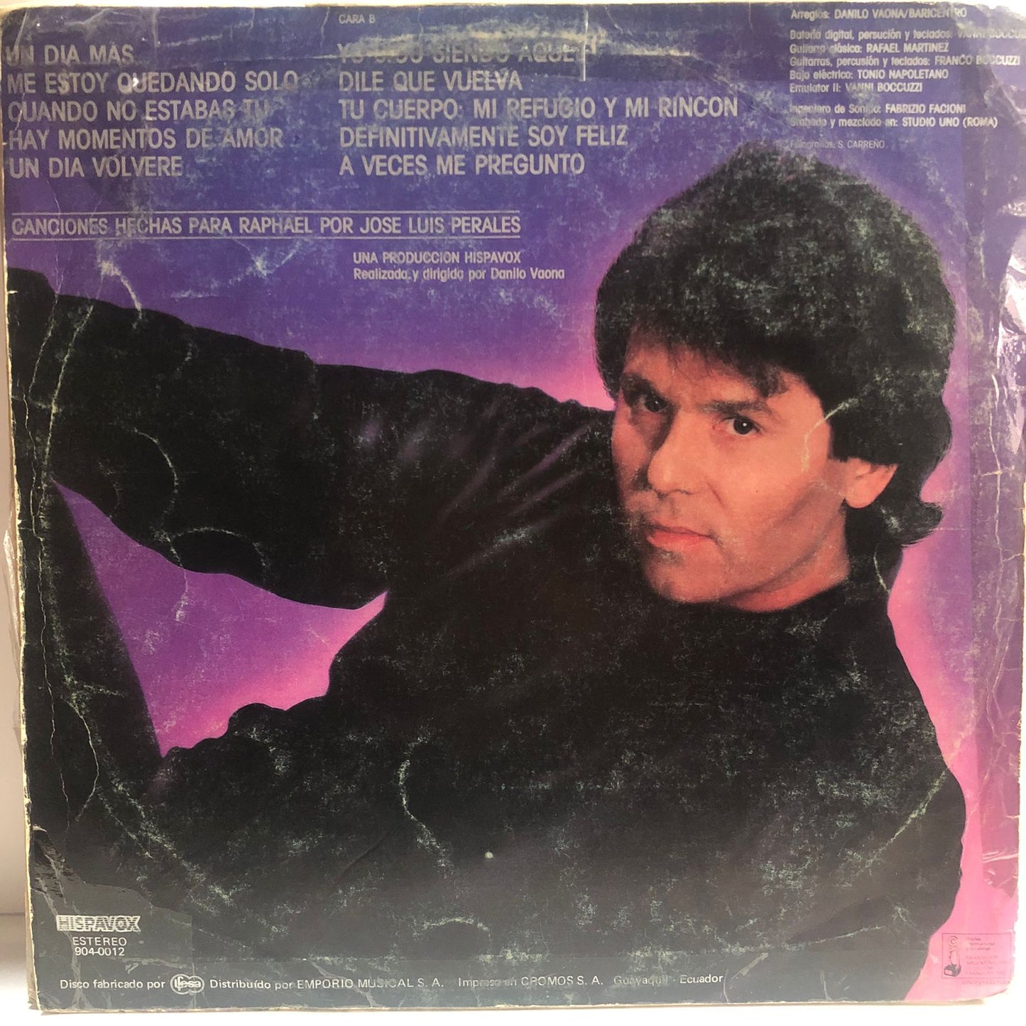 RAPHAEL - YO SIGO SIENDO AQUEL 25 ANIVERSARIO LP