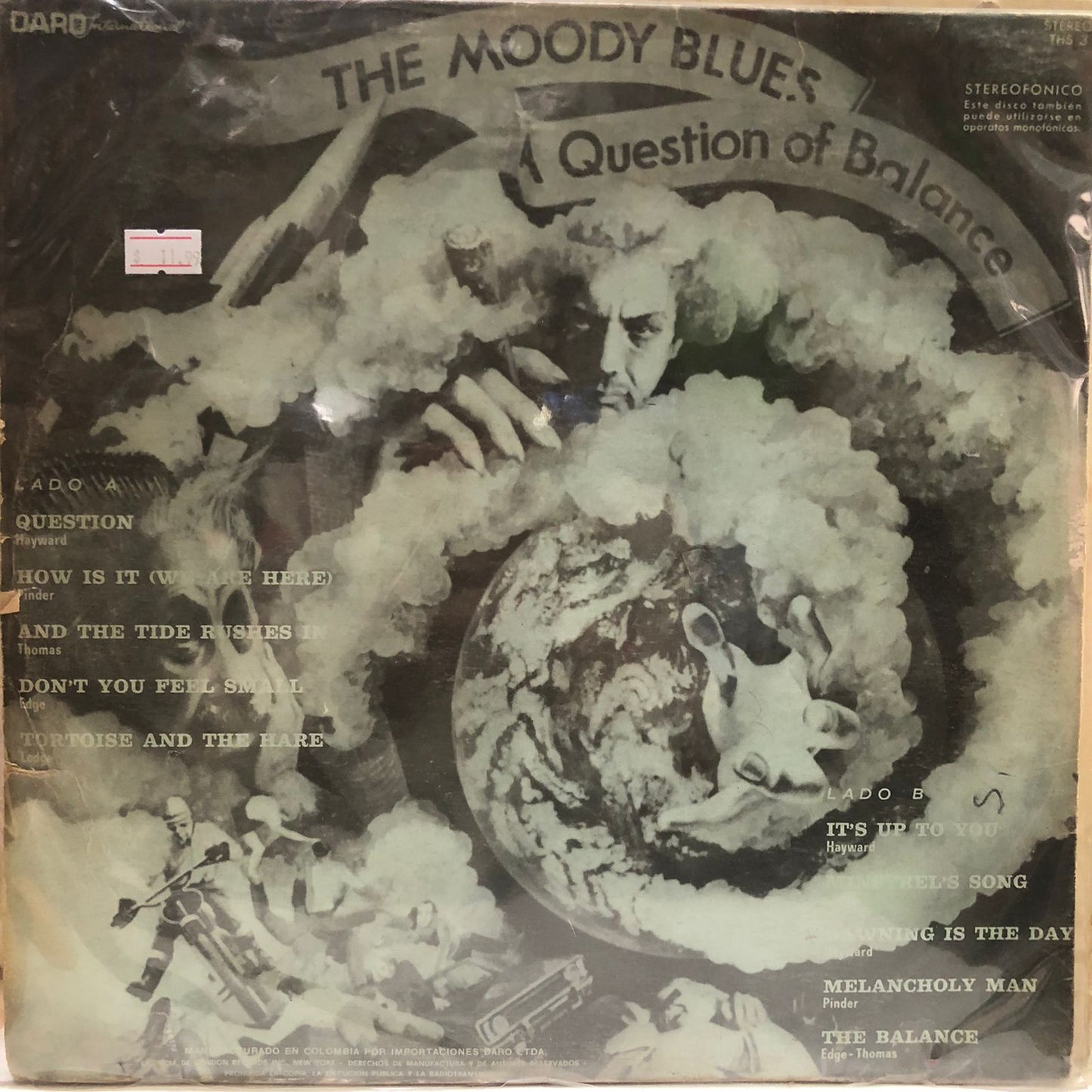 THE MOODY BLUES - QUESTION OF BALANCE LP