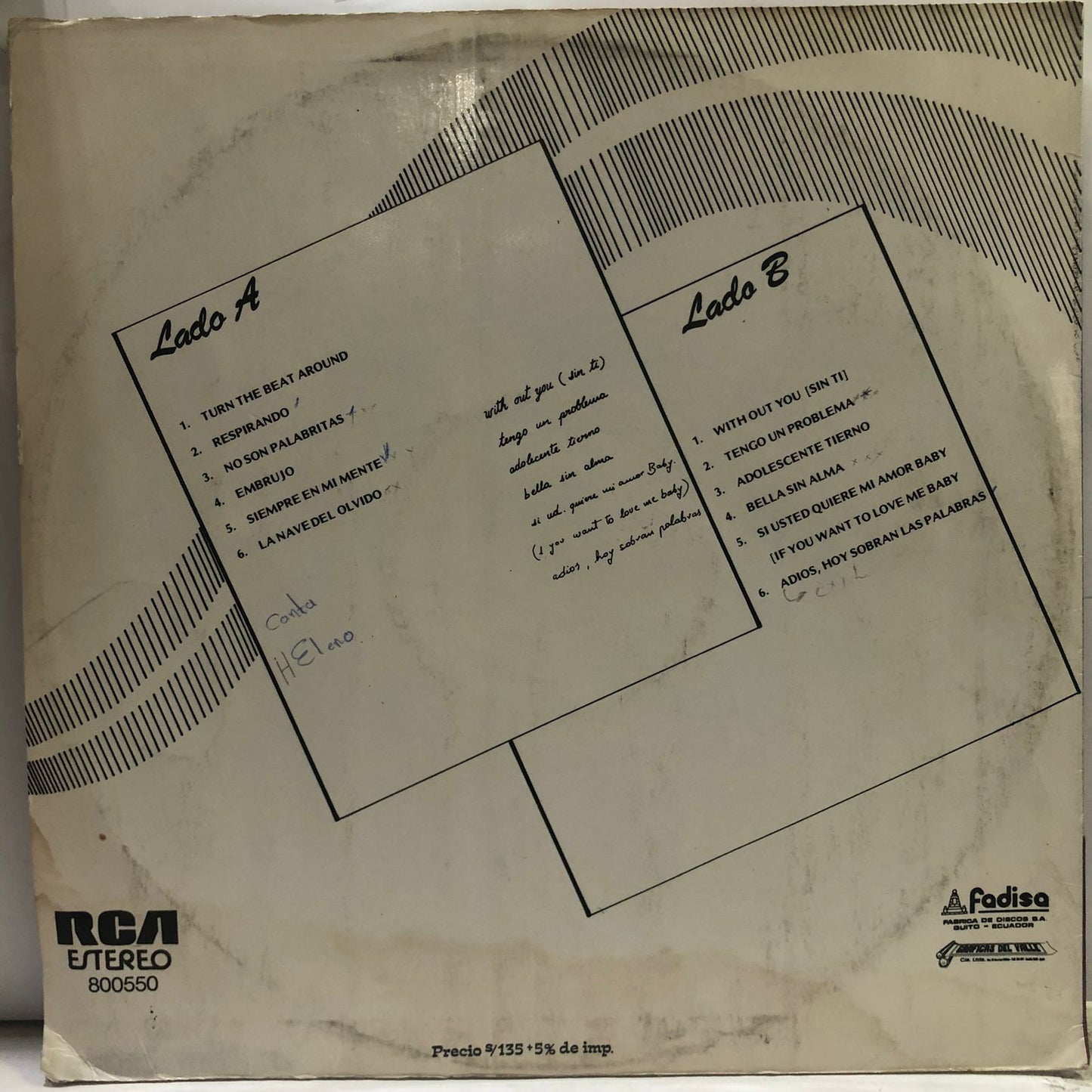 BURBUJAS DEL RECUERDO LP