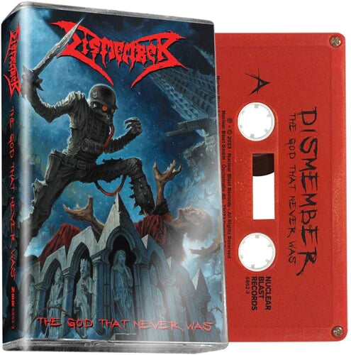 DISMEMBER - THE GOD THAT NEVER WAS CASSETTE