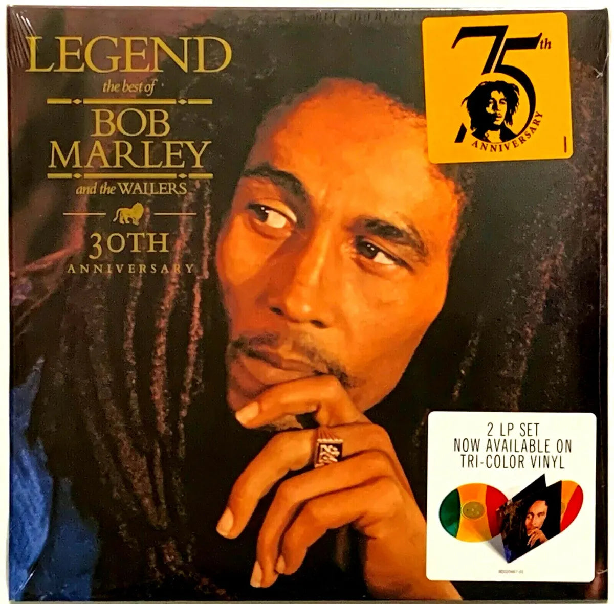 BOB MARLEY - LEGEND 30TH ANNIVERSARY 2LPS