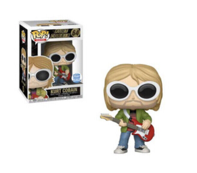 NIRVANA - KURT COBAIN MUÑECO FUNKO POP ROCKS 64