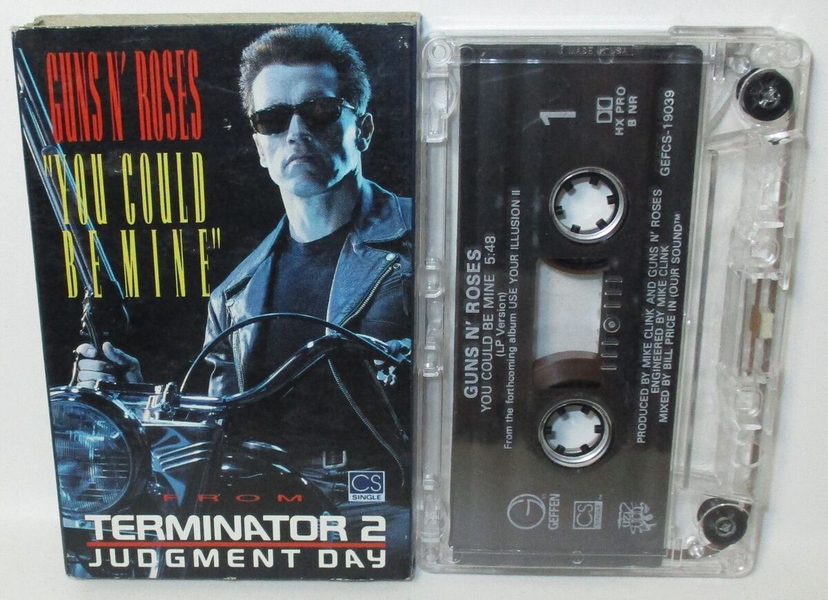 GUNS N ROSES - YOU COULD BE MINE CASSETTE